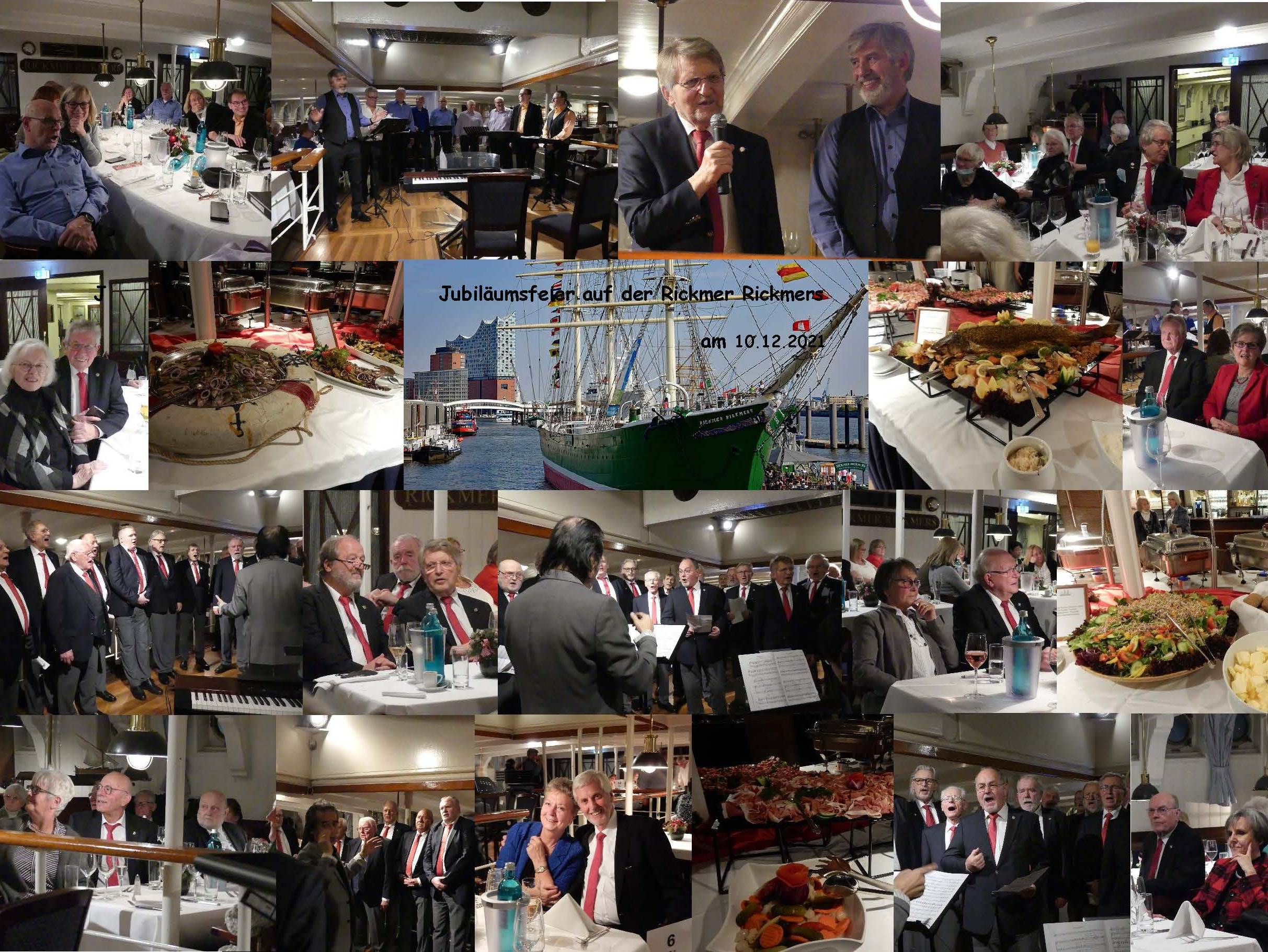 Jubiläumsfeier auf der Rickmer Rickmers